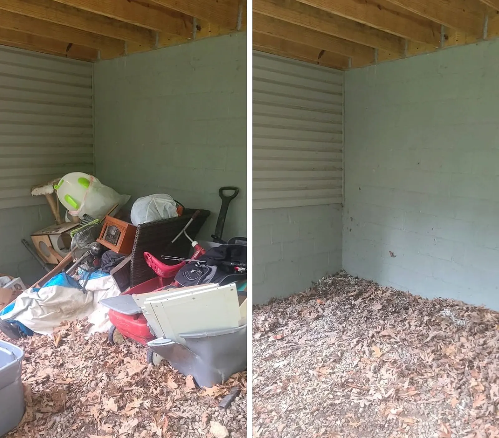 Chums Junk Removal crew hauling junk in Northwest Arkansas